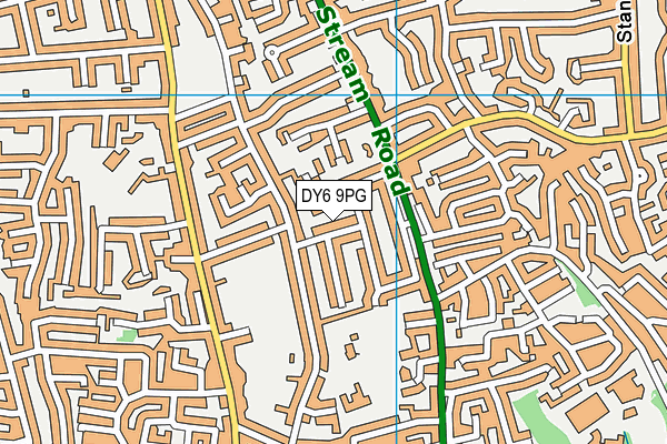 DY6 9PG map - OS VectorMap District (Ordnance Survey)
