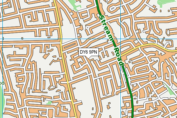 DY6 9PN map - OS VectorMap District (Ordnance Survey)