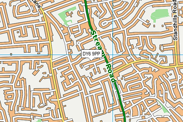 DY6 9PP map - OS VectorMap District (Ordnance Survey)