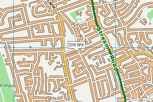 DY6 9PX map - OS VectorMap District (Ordnance Survey)