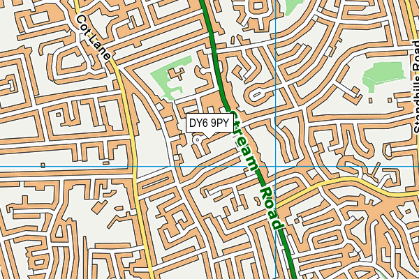 DY6 9PY map - OS VectorMap District (Ordnance Survey)
