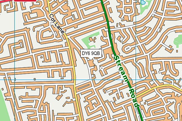 DY6 9QB map - OS VectorMap District (Ordnance Survey)