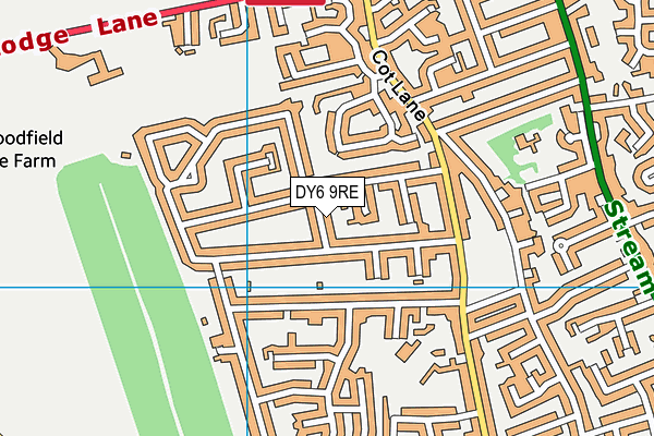DY6 9RE map - OS VectorMap District (Ordnance Survey)