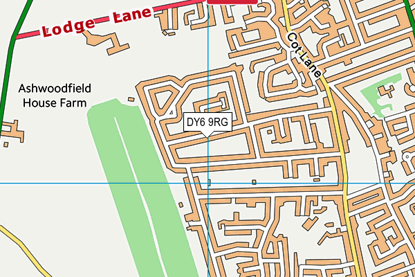 DY6 9RG map - OS VectorMap District (Ordnance Survey)