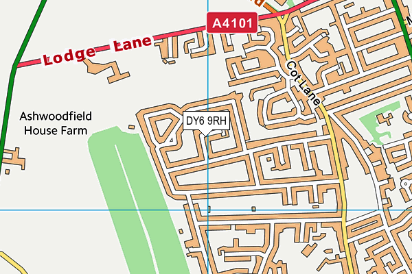 DY6 9RH map - OS VectorMap District (Ordnance Survey)