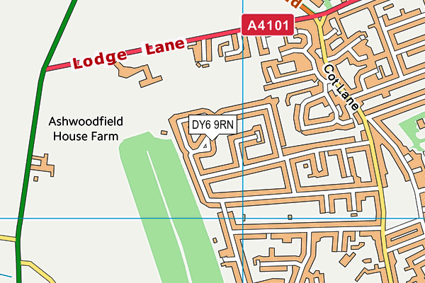 DY6 9RN map - OS VectorMap District (Ordnance Survey)