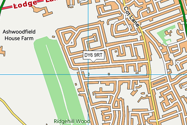 DY6 9RT map - OS VectorMap District (Ordnance Survey)