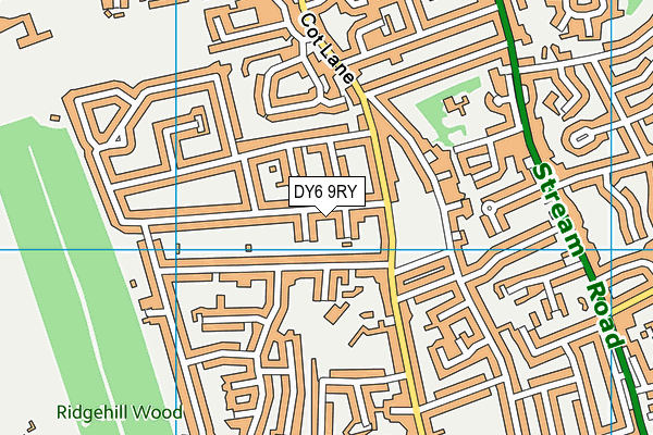 DY6 9RY map - OS VectorMap District (Ordnance Survey)