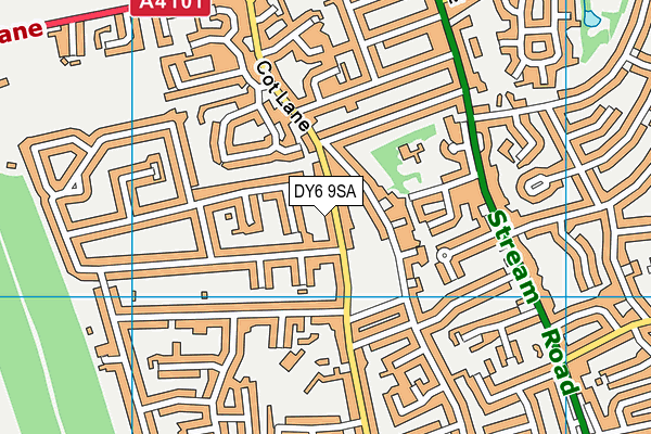 DY6 9SA map - OS VectorMap District (Ordnance Survey)