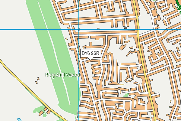 DY6 9SR map - OS VectorMap District (Ordnance Survey)