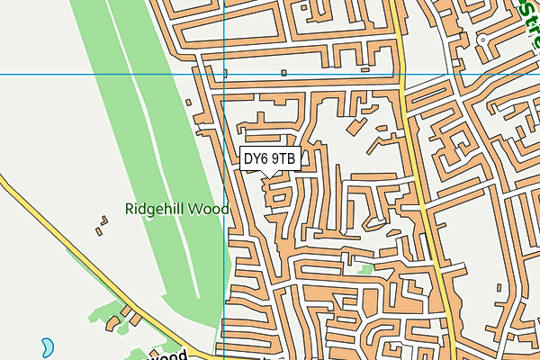 DY6 9TB map - OS VectorMap District (Ordnance Survey)