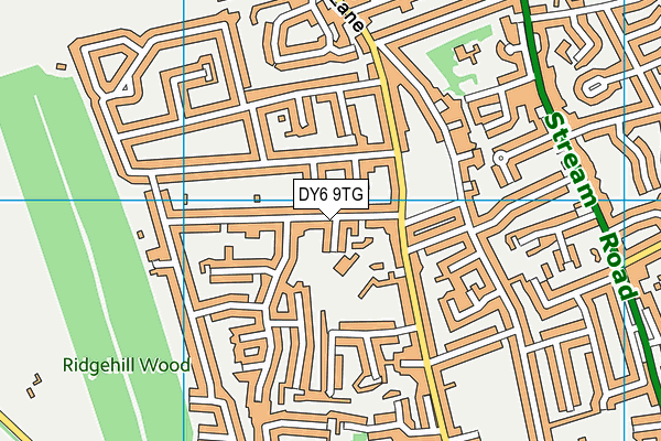 DY6 9TG map - OS VectorMap District (Ordnance Survey)