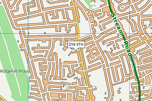 Glynne Primary School map (DY6 9TH) - OS VectorMap District (Ordnance Survey)