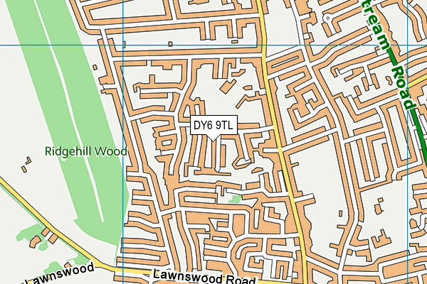 DY6 9TL map - OS VectorMap District (Ordnance Survey)