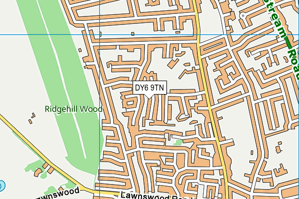 DY6 9TN map - OS VectorMap District (Ordnance Survey)