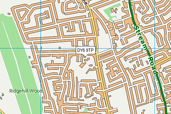 DY6 9TP map - OS VectorMap District (Ordnance Survey)