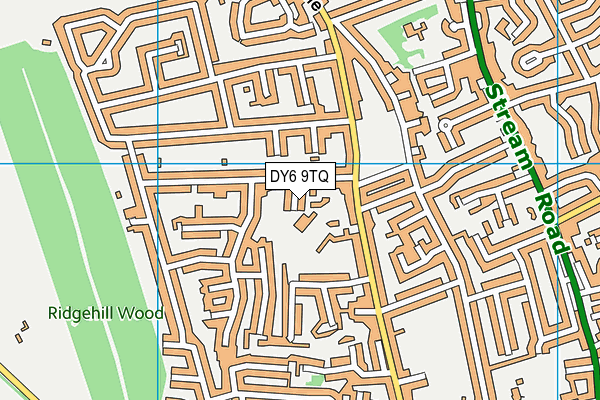 DY6 9TQ map - OS VectorMap District (Ordnance Survey)