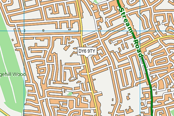 DY6 9TY map - OS VectorMap District (Ordnance Survey)