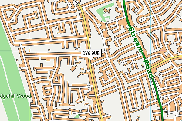 DY6 9UB map - OS VectorMap District (Ordnance Survey)