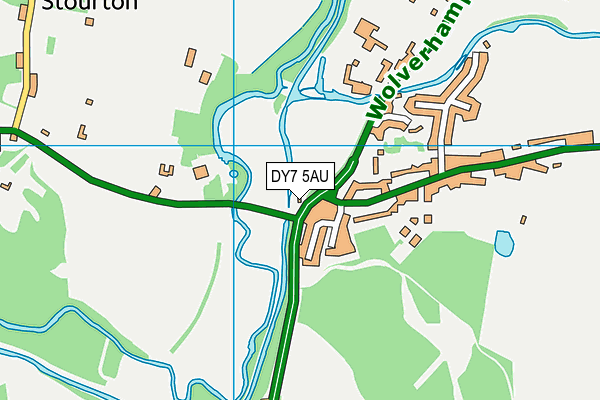 DY7 5AU map - OS VectorMap District (Ordnance Survey)