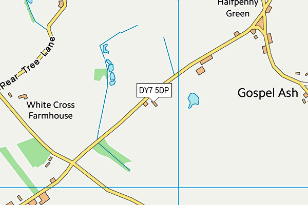 DY7 5DP map - OS VectorMap District (Ordnance Survey)
