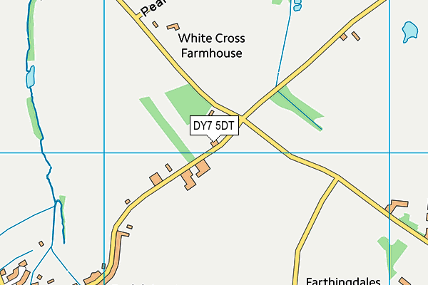 DY7 5DT map - OS VectorMap District (Ordnance Survey)