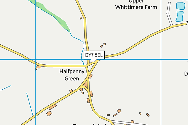 DY7 5EL map - OS VectorMap District (Ordnance Survey)