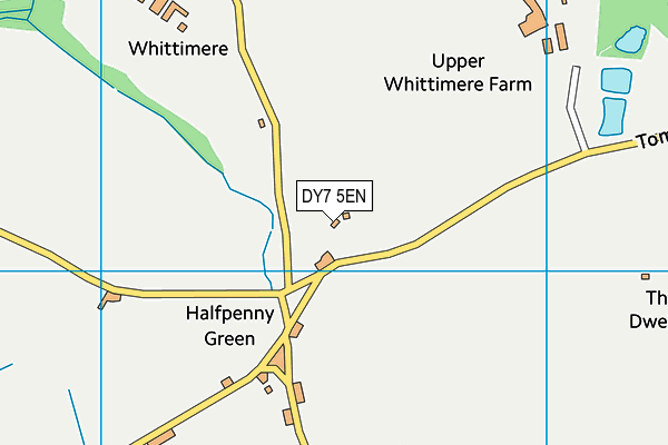 DY7 5EN map - OS VectorMap District (Ordnance Survey)