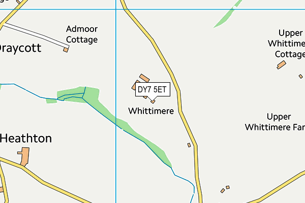 DY7 5ET map - OS VectorMap District (Ordnance Survey)