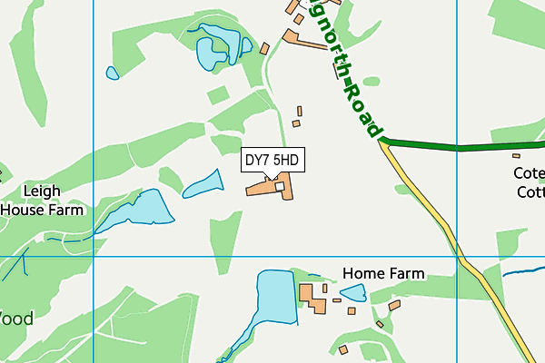 DY7 5HD map - OS VectorMap District (Ordnance Survey)