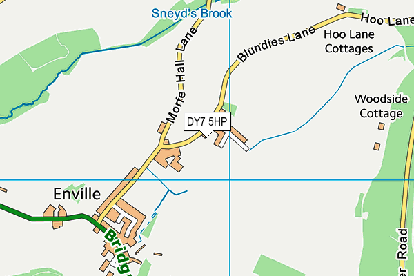 DY7 5HP map - OS VectorMap District (Ordnance Survey)