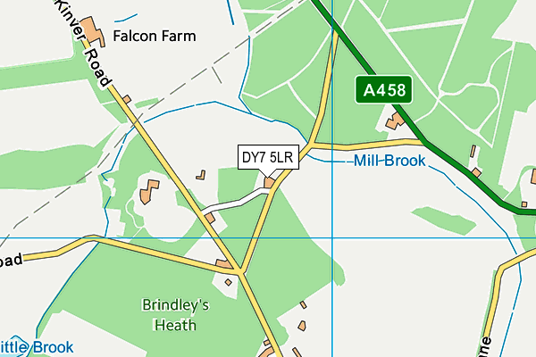 DY7 5LR map - OS VectorMap District (Ordnance Survey)