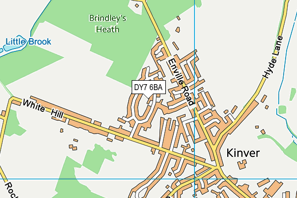Map of HURLEY HOMES LTD at district scale