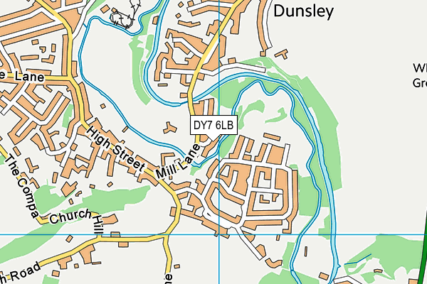DY7 6LB map - OS VectorMap District (Ordnance Survey)
