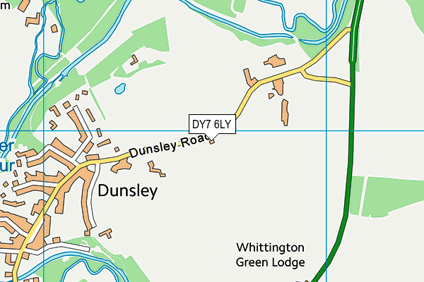 DY7 6LY map - OS VectorMap District (Ordnance Survey)