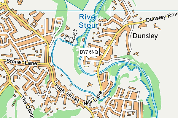 DY7 6NQ map - OS VectorMap District (Ordnance Survey)