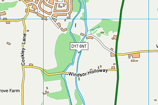 DY7 6NT map - OS VectorMap District (Ordnance Survey)