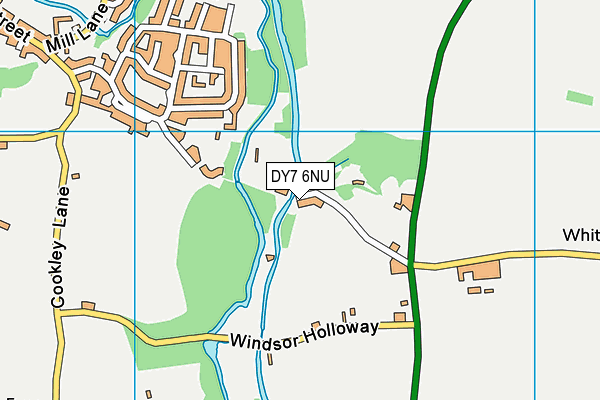 DY7 6NU map - OS VectorMap District (Ordnance Survey)