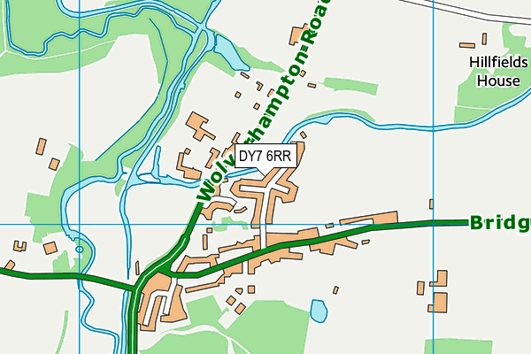 DY7 6RR map - OS VectorMap District (Ordnance Survey)