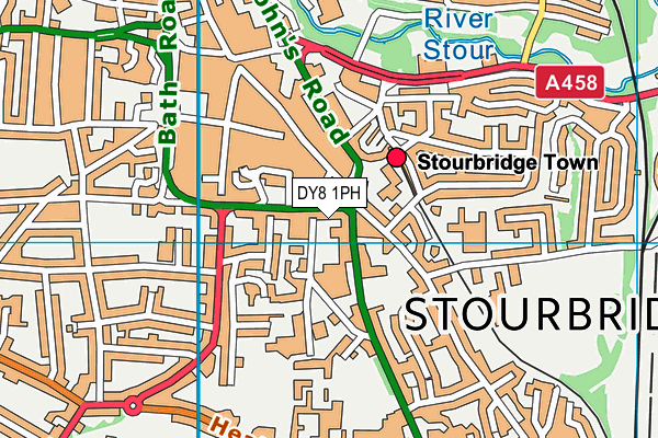 Map of THE BRIDGE HOUSE STOURBRIDGE LIMITED at district scale