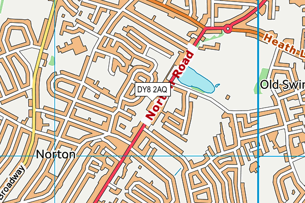 DY8 2AQ map - OS VectorMap District (Ordnance Survey)