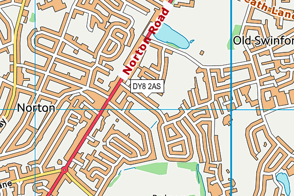 DY8 2AS map - OS VectorMap District (Ordnance Survey)