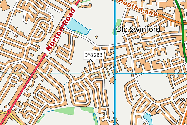 DY8 2BB map - OS VectorMap District (Ordnance Survey)