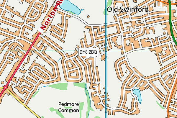 DY8 2BQ map - OS VectorMap District (Ordnance Survey)