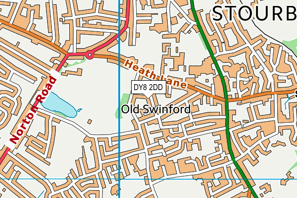 DY8 2DD map - OS VectorMap District (Ordnance Survey)