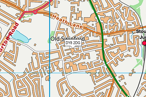 DY8 2DG map - OS VectorMap District (Ordnance Survey)