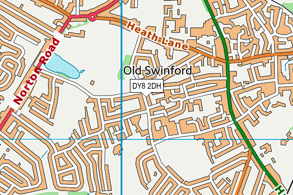 DY8 2DH map - OS VectorMap District (Ordnance Survey)