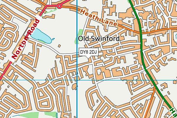 DY8 2DJ map - OS VectorMap District (Ordnance Survey)