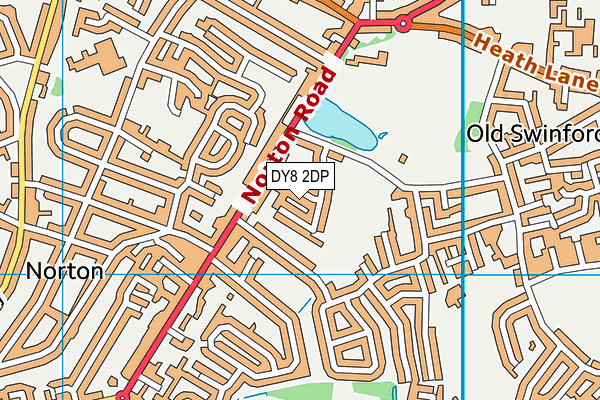 DY8 2DP map - OS VectorMap District (Ordnance Survey)