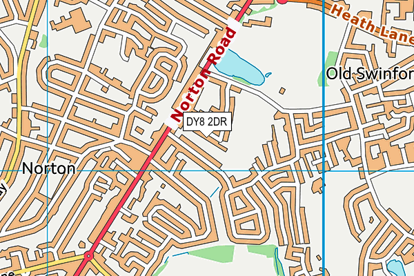 DY8 2DR map - OS VectorMap District (Ordnance Survey)